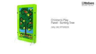 Children s Play Panel Sorting Tree IKC PP00020 [upl. by Ytiak15]