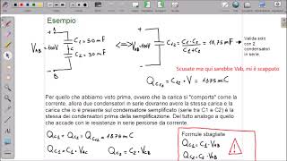 ElettrotecnicaCondensatori a regime in corrente continua DC [upl. by Aicitel442]