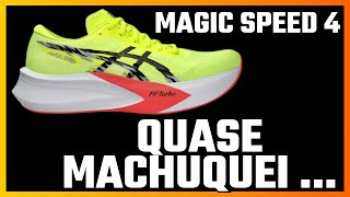 ASICS MAGIC SPEED 4  PRIMEIRAS IMPRESSÕES  vale a pena [upl. by Eiramaneet]