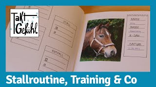 Trainingsbuch Reitbeteiligung  Equestrian Bullet Journal [upl. by Johanan]