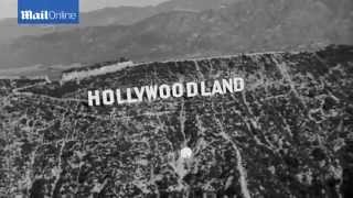 Archive ariel footage shows Hollywoodland sign in 1930 [upl. by Dionne]