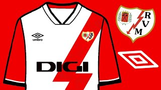 EQUIPACIÓN del RAYO VALLECANO para la TEMPORADA 20232024 [upl. by Paco520]