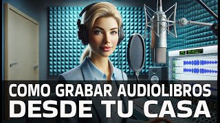 Secretos para crear audiolibros PROFESIONALES desde tu hogar [upl. by Noseaj]