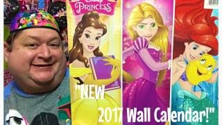 Disney Princess 2017 Wall Calendar Review✨ Magical Monday [upl. by Yllime]