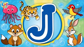 Jump into J Animals 🦒  Sing and Learn the Letters of the Alphabet  ABC for Kids [upl. by Ylerebmik450]