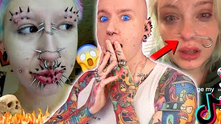 FORCED PIERCING Ends In DISASTER  New TikTok Piercing Fails 26  Roly [upl. by Gonsalve]