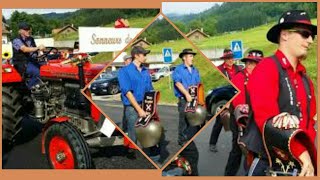 Cortège des sonneurs de cloches de la suisse romande à la Roche 2018 [upl. by Yornek]