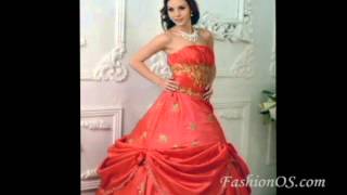 Modern Red Taffeta Beaded Quinceanera Dress with Appliquestopdresses100com [upl. by Melli55]