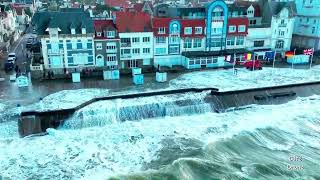 Coup de vent sur Wimereux avant la tempête Ciaran [upl. by Shari]