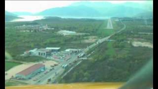 Landing at Tivat Boeing 737 europe AIRPOST [upl. by Womack]