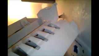 TESTING amp REPLACING A WHIRLPOOL ICE MAKER ASSEMBLY PART 2  PN 2198597 [upl. by Jacoba74]