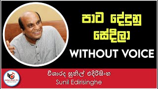 Pata Dedunu Sedila Karaoke Without Voice  Sunil Edirisinghe  Ashen Music Pro [upl. by Armington]