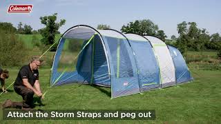 Coleman® Castle Pines 4L Tent Pitching [upl. by Kara-Lynn694]