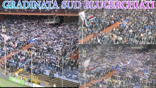 GRADINATA SUD BLUCERCHIATI della UC Sampdoria vs Empoli FC  Serie A [upl. by Ellierim]