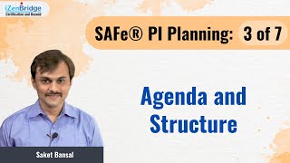 SAFe®️ PI Planning  Agenda and Structure  3 of 7 [upl. by Seilenna]