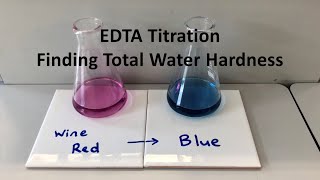 Total Water Hardness using EDTA Titration [upl. by Lorrimor]