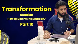 O levelIGCSE Maths  Transformation 10  How to find centre of Rotation [upl. by Norved]