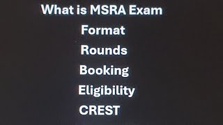 MSRA 2025  ALL YOU NEED TO KNOW AS AN IMG DOCTOR  Exam Techniques  UKTraining Doctors [upl. by Alimat]