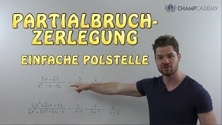 Partialbruchzerlegung 24 Einfache Polstelle [upl. by Savell]