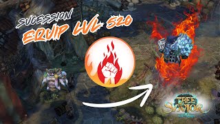 Tree Of Savior Patch lv 520 Sucessão de Equipes do Patch Novo [upl. by Htrowslle]