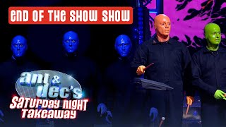 Ant amp Dec join the Blue Man Group for an exhilarating End Of The Show Show  Saturday Night Takeaway [upl. by Assennej]