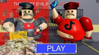 OBBY YOUTUBE BARRY VS TIKTOK BARRY PRISON RUN OBBY roblox obby SNIPERMOHIT [upl. by Nahsez656]