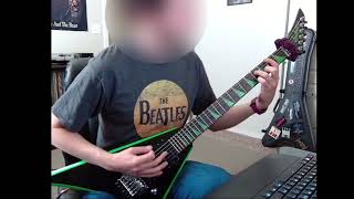 Immolation  Despondent Souls rhythm guitar cover [upl. by Martainn]