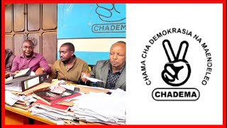 CHADEMA TARIME WACHARUKA WAGOMBEA WAO KUENGULIWA quotCCM NDIO WANAWEKA MAPINGAMIZI BADALA YA WAGOMBEAquot [upl. by Dwan287]