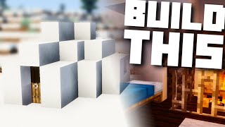 How To Build Igloos In Minecraft [upl. by Oicram]