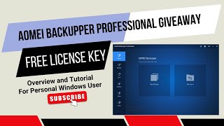 AOMEI Backupper Professional The Ultimate Data Backup and Recovery Solution [upl. by Aicilaanna]