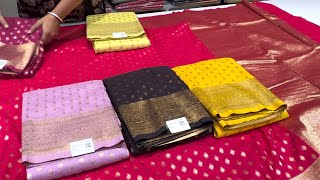 Bangalore Wholesale Deepavali Navaratri New Arrivals Sarees Collection Affordable Price Single Saree [upl. by Babbette633]