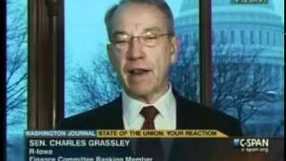 Grassley on CSPANs Washington Journal with Greta Brawner [upl. by Yoko]