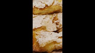 HOW TO MAKE GREEK BOUGATSA  CREAMY CUSTERD PIE GREEK BOUGATSA RECIPE bougatsa shortsvideo short [upl. by Isoais]