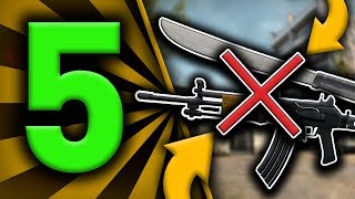 5 USUNIĘTYCH BRONI W CSGO  2 gość ZABA [upl. by Cannell]