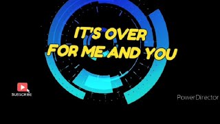 Its Over Lanah Sophie Lyrics Video  for promo only [upl. by Atiniuq]