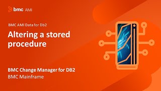 BMC Change Manager for DB2  Altering a stored procedure [upl. by Aviv]