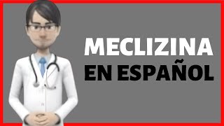 MECLIZINA meclizine review en ESPAÑOL [upl. by Yvehc]