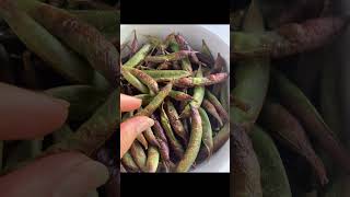 Crispy Air Fryer Snap Peas Easy OilFree 🤤👏🫛 [upl. by Suirauqram275]