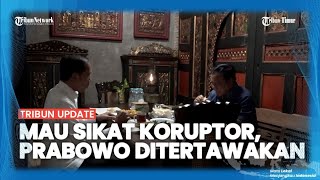 PRESIDEN PRABOWO DITERTAWAKAN SAAT UNGKAP TEKAD BERANTAS KORUPSI YANG MENGGURITA DI INDONESIA [upl. by Seftton]