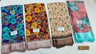 Daily wear fancy designer sarees amp chickpet Bangalore wholesale amp starting 165 sarees [upl. by Housum]