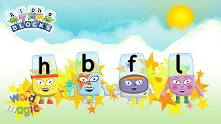 Word Magic  HBFL FF LL SS  Learn to Spell  officialalphablocks [upl. by Lucas]