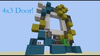 Smallest 4x3 Door 2x12x8 162 Tutorial [upl. by Nwahsit]