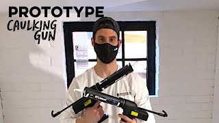 Battery Powered Dripless Caulking Gun Prototype [upl. by Ennovi]