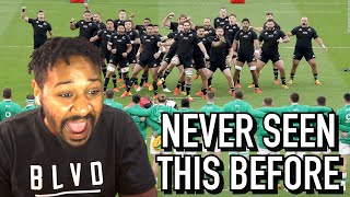 ALL BLACKS FIERCE HAKA VS IRELAND 2021 KAPA O PANGO  REACTION [upl. by Yellehs453]