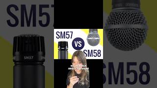 The Shure SM58 vs SM57 explained [upl. by Gotthelf]