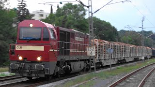 Coburg Holzzug in Aktion im🌼Unkraut m CLR CargoLogistikRail BR273 Sonneberg amp Rödental i Beifang [upl. by Dambro934]