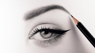 How to Draw Realistic Eyebrows  narrated [upl. by Leahcimnhoj366]