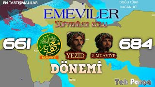 EMEVİ DEVLETİ TARİHİ 661684 TEK PARÇA  SÜFYANİLER KOLU  1 Muaviye 1 Yezid 2 Muaviye [upl. by Klein]