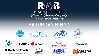 FCI Rally Obedience World Championship 2024 Saturday Ring 2 [upl. by Oaht]