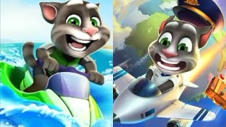 Talking Tom Jetski Vs My talking tom PilotGameplay make for Kid 17 [upl. by Pamelina]